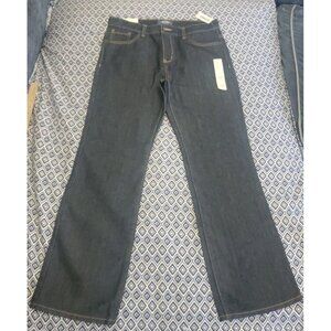 Old Navy Husky Straight Loose Boot-Cut  Women’s Denim Blue Jeans Size 14 NEW